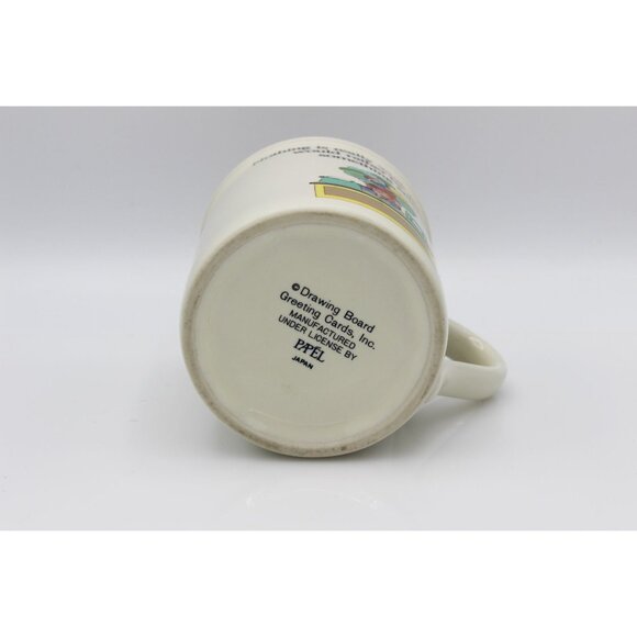 Vintage cartoon graphic Drawing Board Coffee Mug Japan - Picture 5 of 5